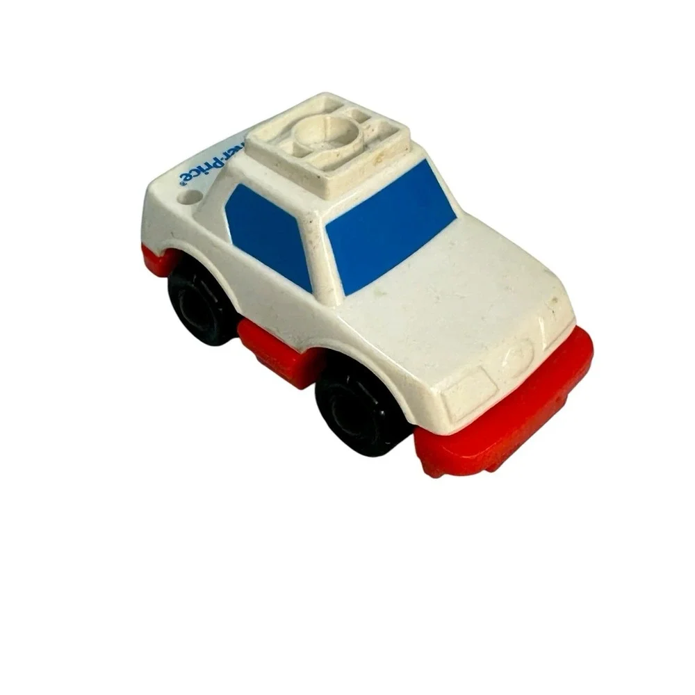 Vintage‎ FISHER PRICE Flip Track GEOTRAX 1992 Police Car